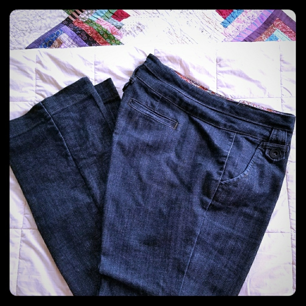 Women's dress denim jeans size 14 32" inseam